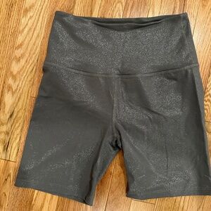 Beyond Yoga Shorts size Medium, grey sparkly